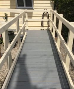 long wooden ramp