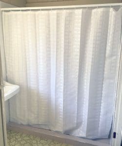 shower curtain wallmount